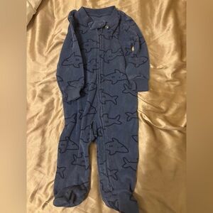 Carter’s Blue Shark Print Kids Sleep and Play